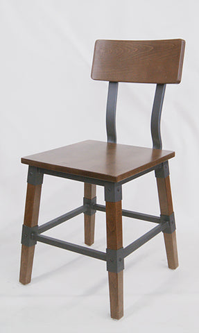 Wood Chairs Model 36W  Light Walnut