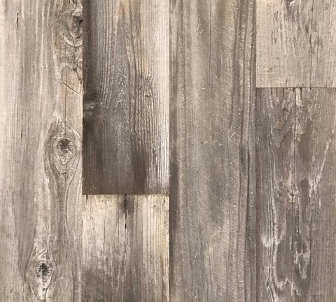 Reclaimed Wood Planks Color: Gray Line