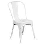 Metal Chairs Model MC81 White